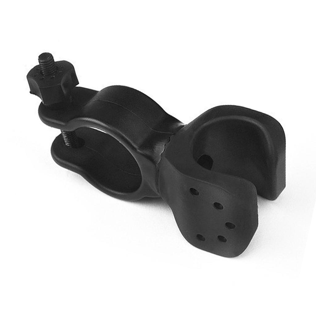 Bike Flashlight Mount 360 Degree Rotation Stable Improve Riding Safety Handlebar Light Holder for Night Cycling