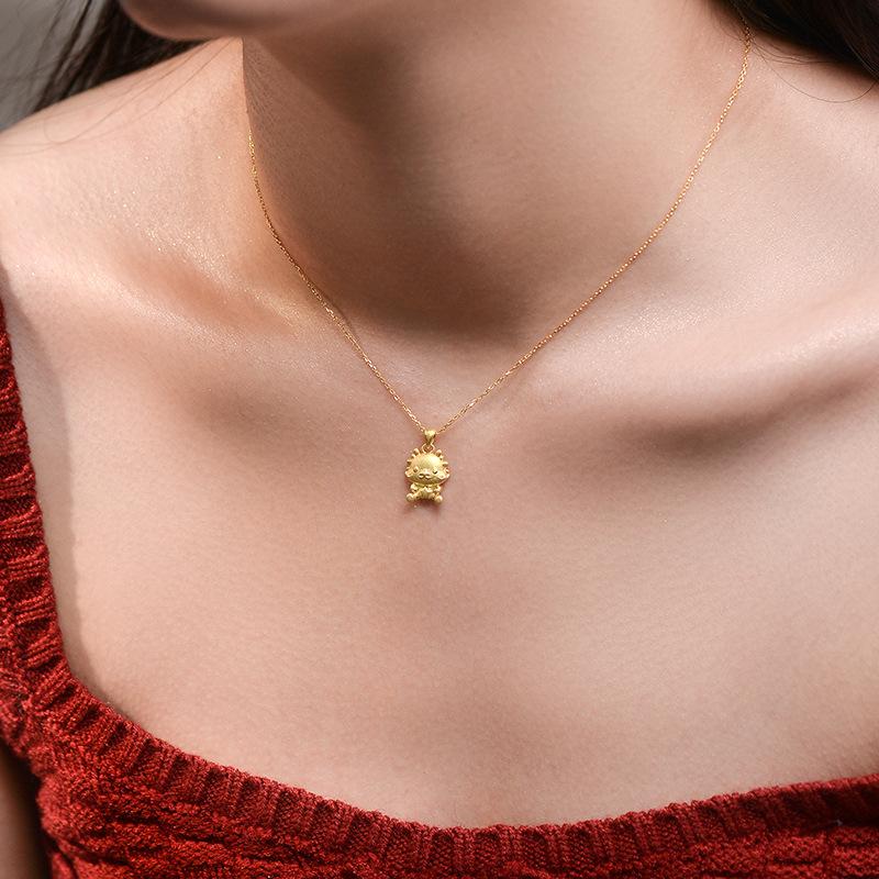 Original Lucky and Cute Dragon Pendant Necklace Cute and Cute Dragon Joy Necklace