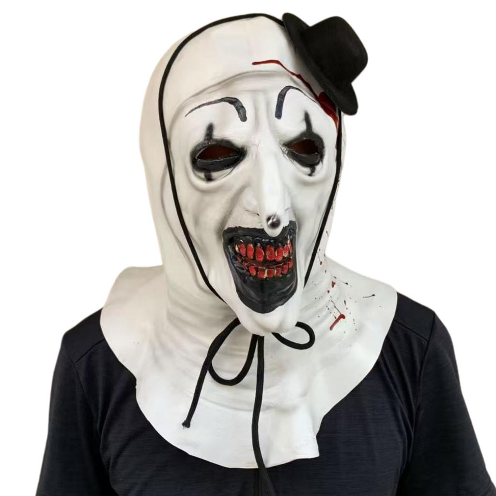 Various Clown Mask Halloween Scary Evil Clown Head Cover Costume Party Movie Cosplay Joker Mask Creepy Devil Smiling Clown Masks