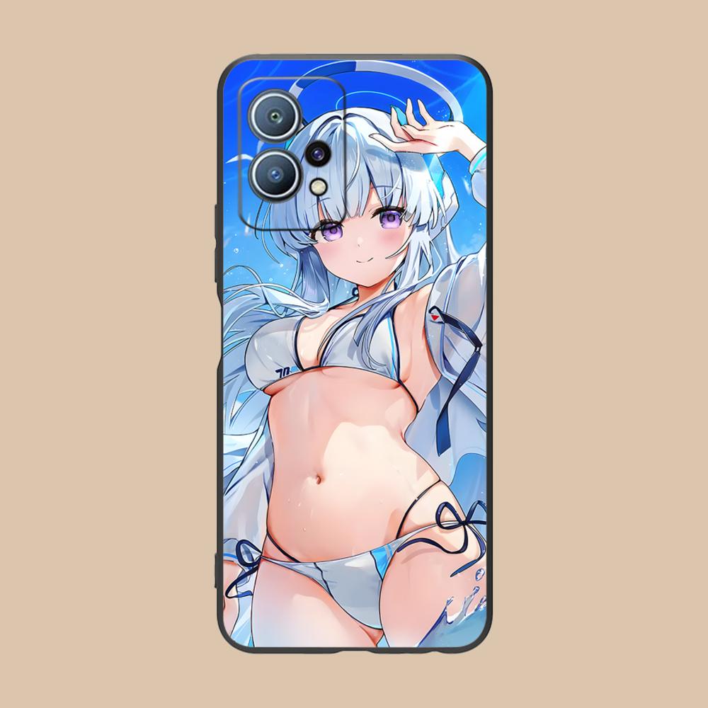 Blue Archive Ushio Noa Phone Case for Huawei P60 P50 P40 P30 P20 P10 P9 P8 Pro Lite Plus Colorful Printing Cover Luxury Cover