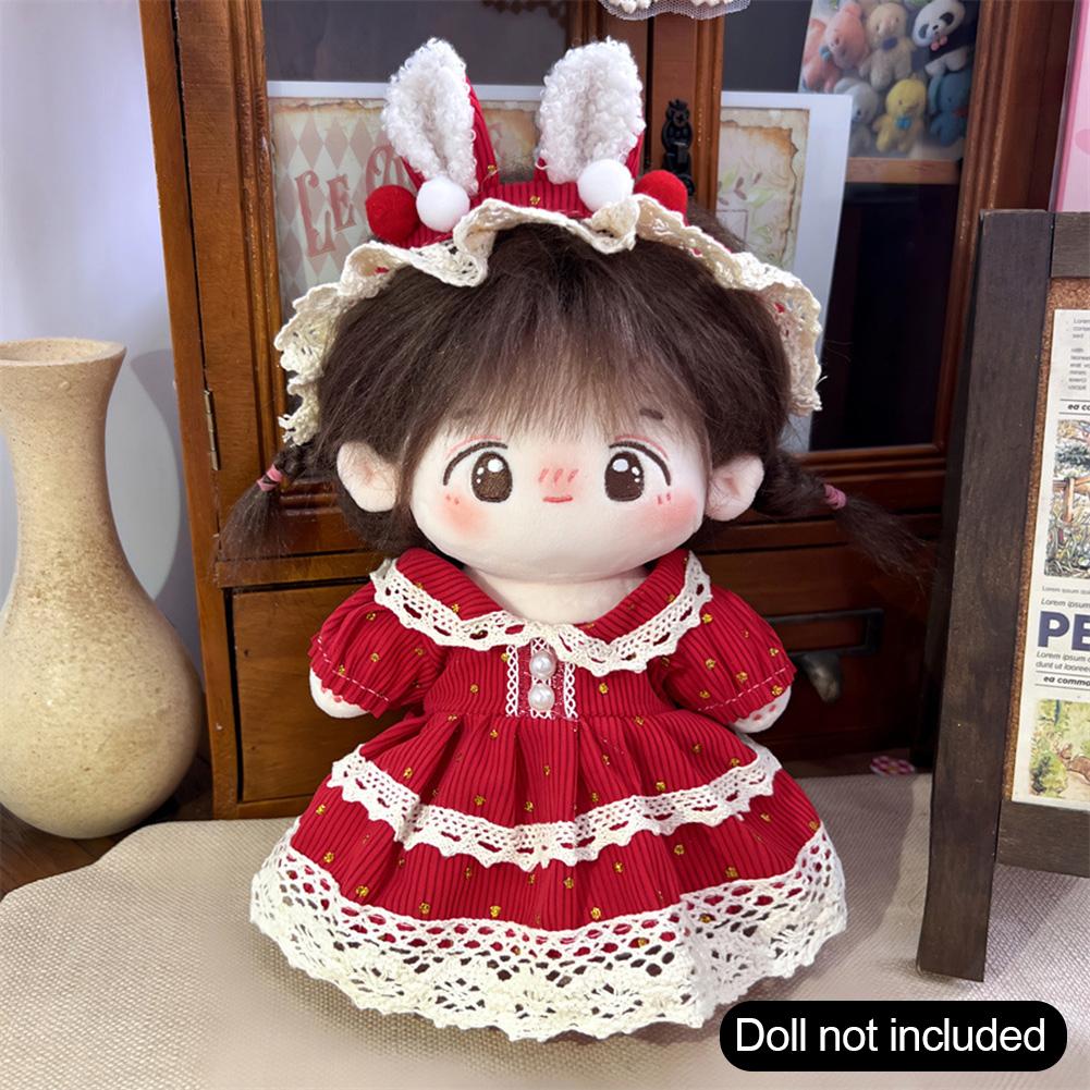 Salopetă Păpușă de Bumbac 20CM Desen Animat Păpușă de Pluș Haine de Schimb Accesorii de Joacă Casă Haine Mini