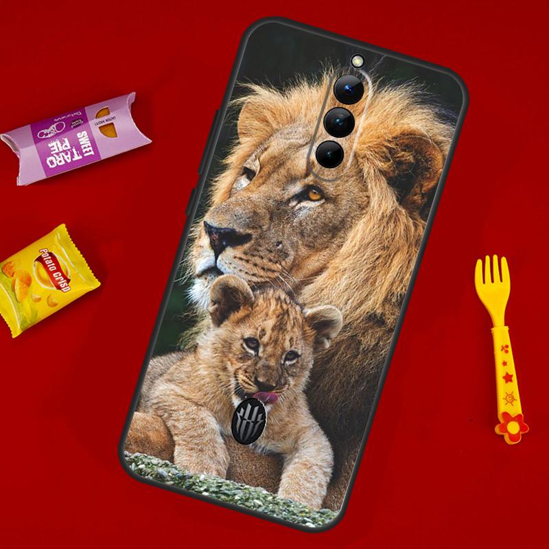 

Lion Alpha Male Cub Phone Case For ZTE Nubia Red Magic 10 Air 6 7 6S 7S 8S 9S 10S Pro 8 9 10 11 Pro Plus Cover Red Magic 7