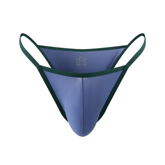 Pánské tanga spodní prádlo s nízkým pasem sexy G-strings tanga slim fit rychleschnoucí spodní prádlo s tričkem pro každodenní nošení, pracovní cesty