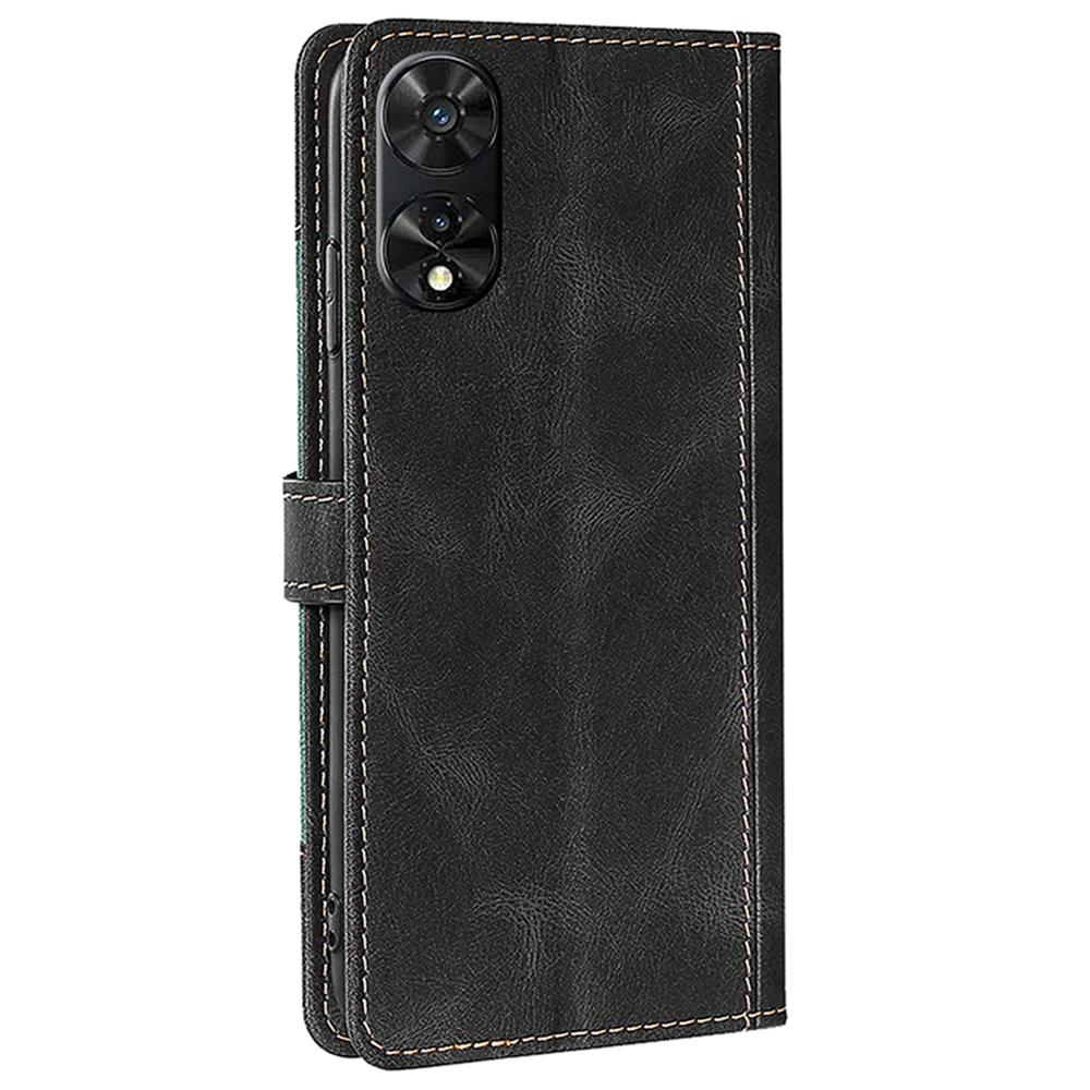 For TCL 505 Case PU Leather Phone Cover Anti-Fall Shell with Stand Function