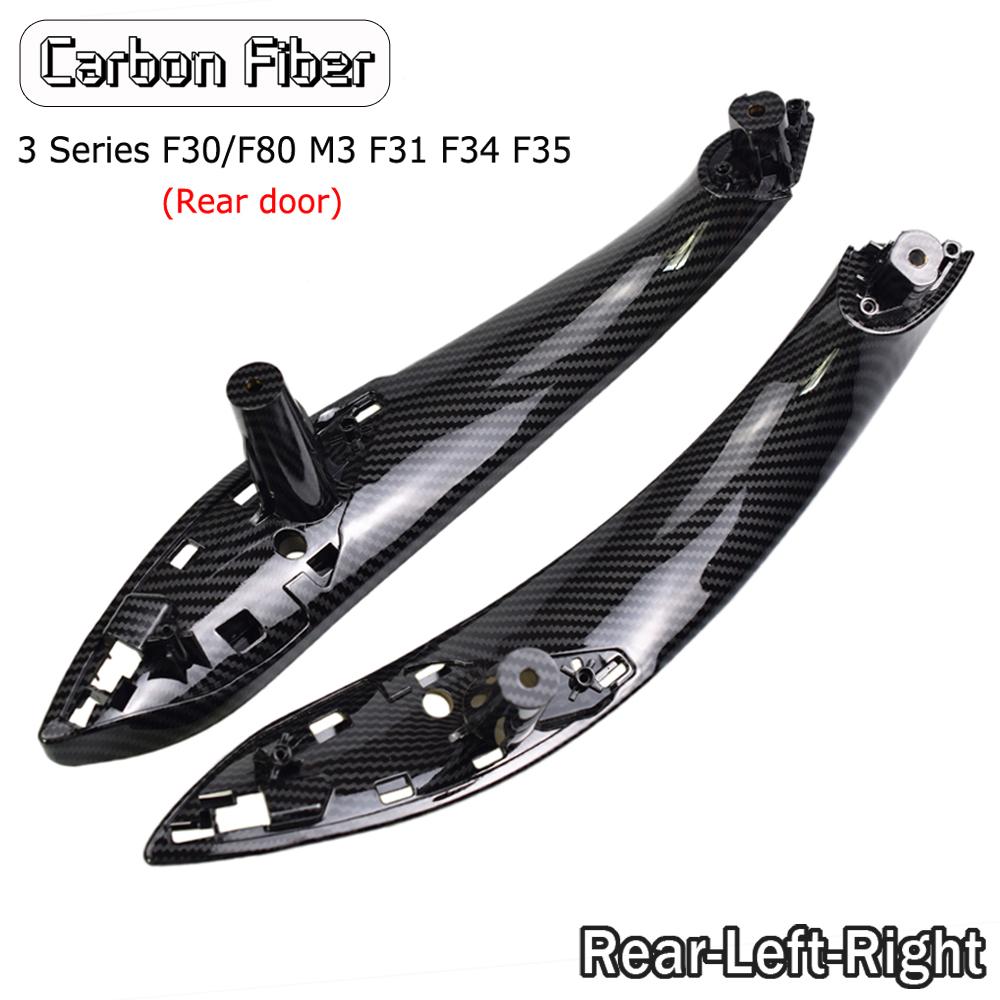 Inner Doors Handle Pull Trim Cover Car Accessories For BMW 3 Series 2014-2018 F30 316d 318d 320d F31 320i 325d 51417279312