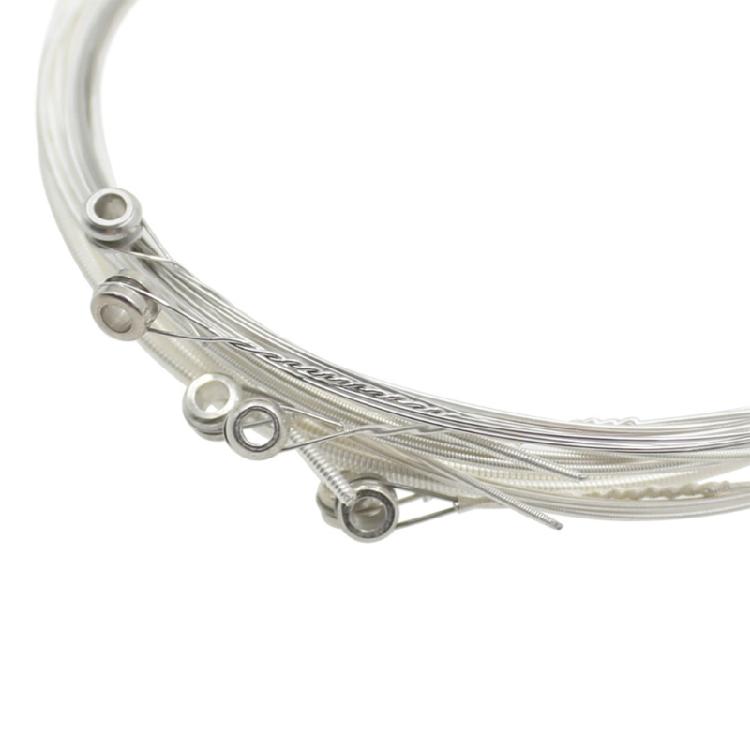 6 Pièces Cordes pour Guitare Folk Cordes d'Acier pour Guitare Acoustique Puissantes et Durables