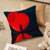 Creative Heart Stealing Theme Pillow Case Anti-dustmite Invisible Zipper Sofa Bed