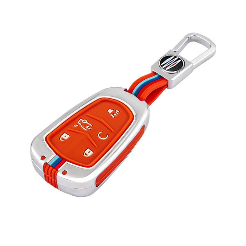 Silicone Remote Key Fob Cover for Cadillac XT5, CT6, XTS, XT4, and ATSL - Creative Design for Men and Women