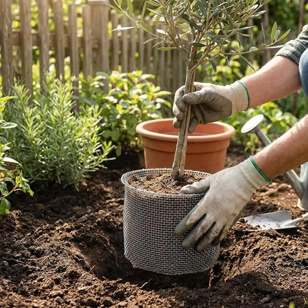Rat Prevention Plant Root Protection Cover Protective Mesh Bag  Flower Bulbs Protection