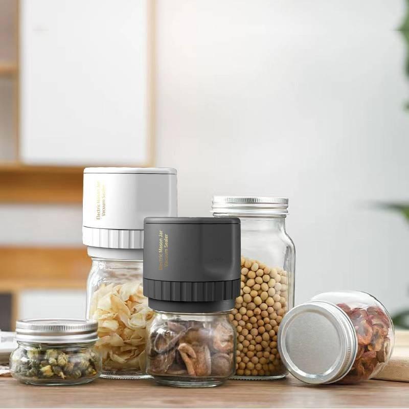 Mason Vacuum Jar Sealer Food Preservation Sealer Set Automatic Kitchen Supplies