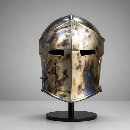 

Barbuta Helmet 18GA Steel Medieval Knight Armor Replica Commando Style Cosplay Helmet