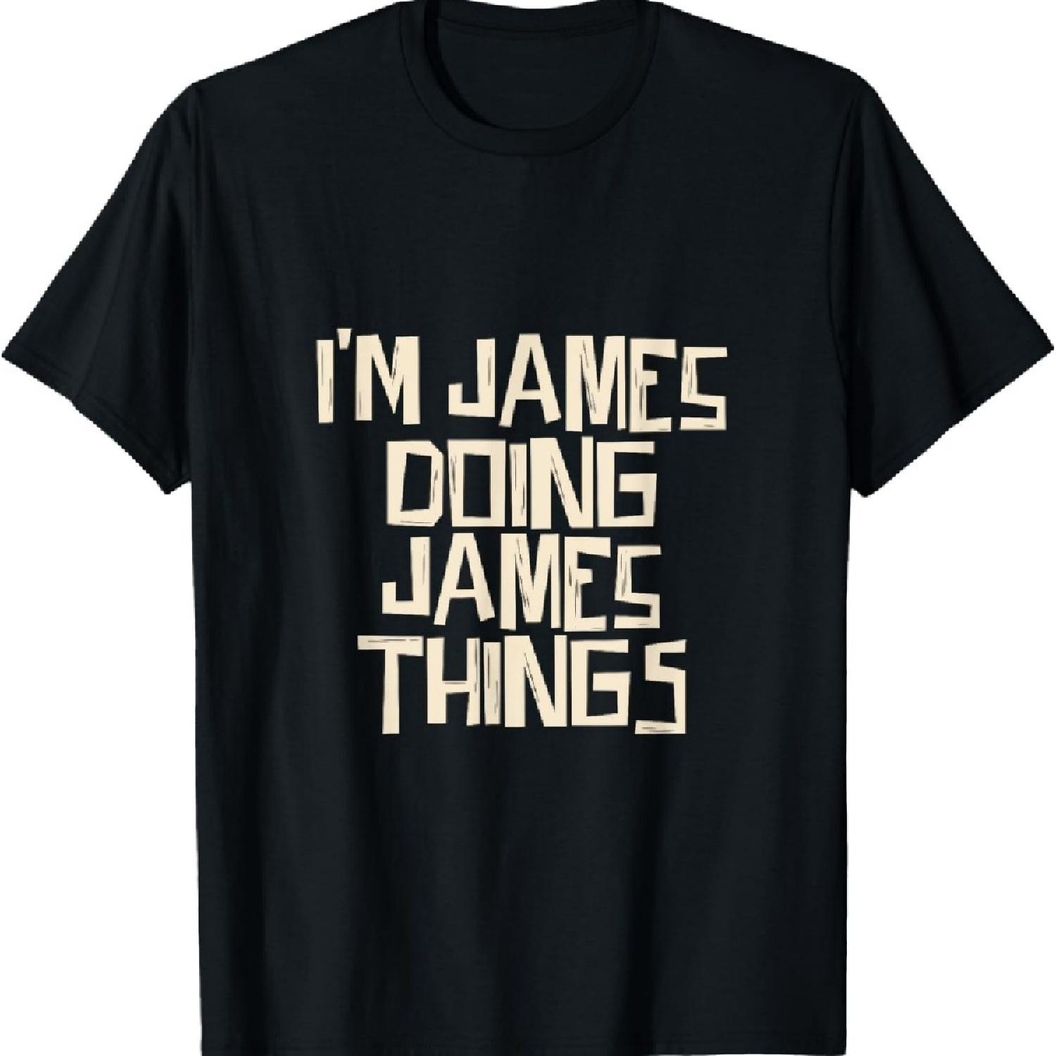 

Я Джеймс, делаю вещи Джеймса, футболка XXXXXL чёрный