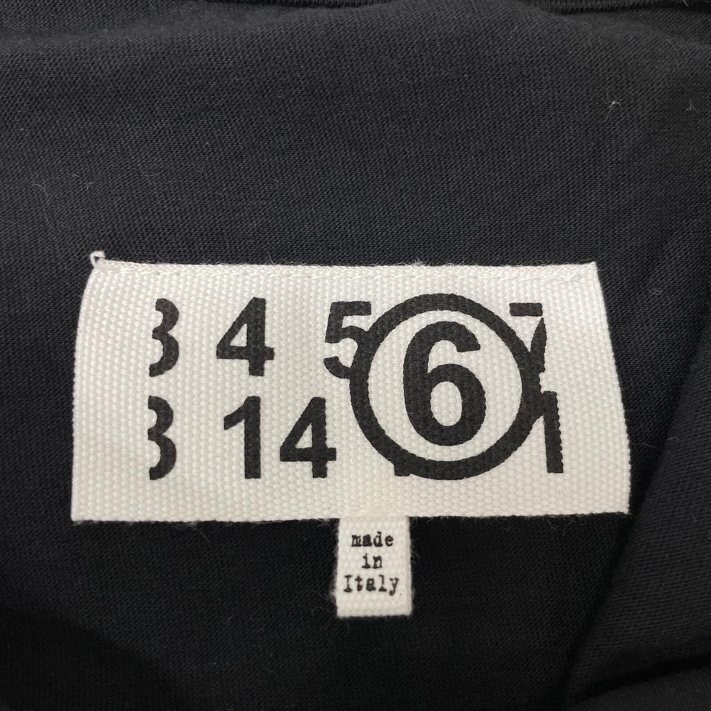 MM6 S62CT0128 Black Cotton Lace Combination Short Sleeve Dress Dress 6 blackUsed