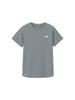 North Cut and Sew Einfaches Logo T-Shirt Smoked Pearl M [The Face] Kurzarm