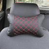 Universal Car Headrest Neck Support Pillow Four Seasons Universal Pu Leather+pp Cotton No Deformation Neck Pillow
