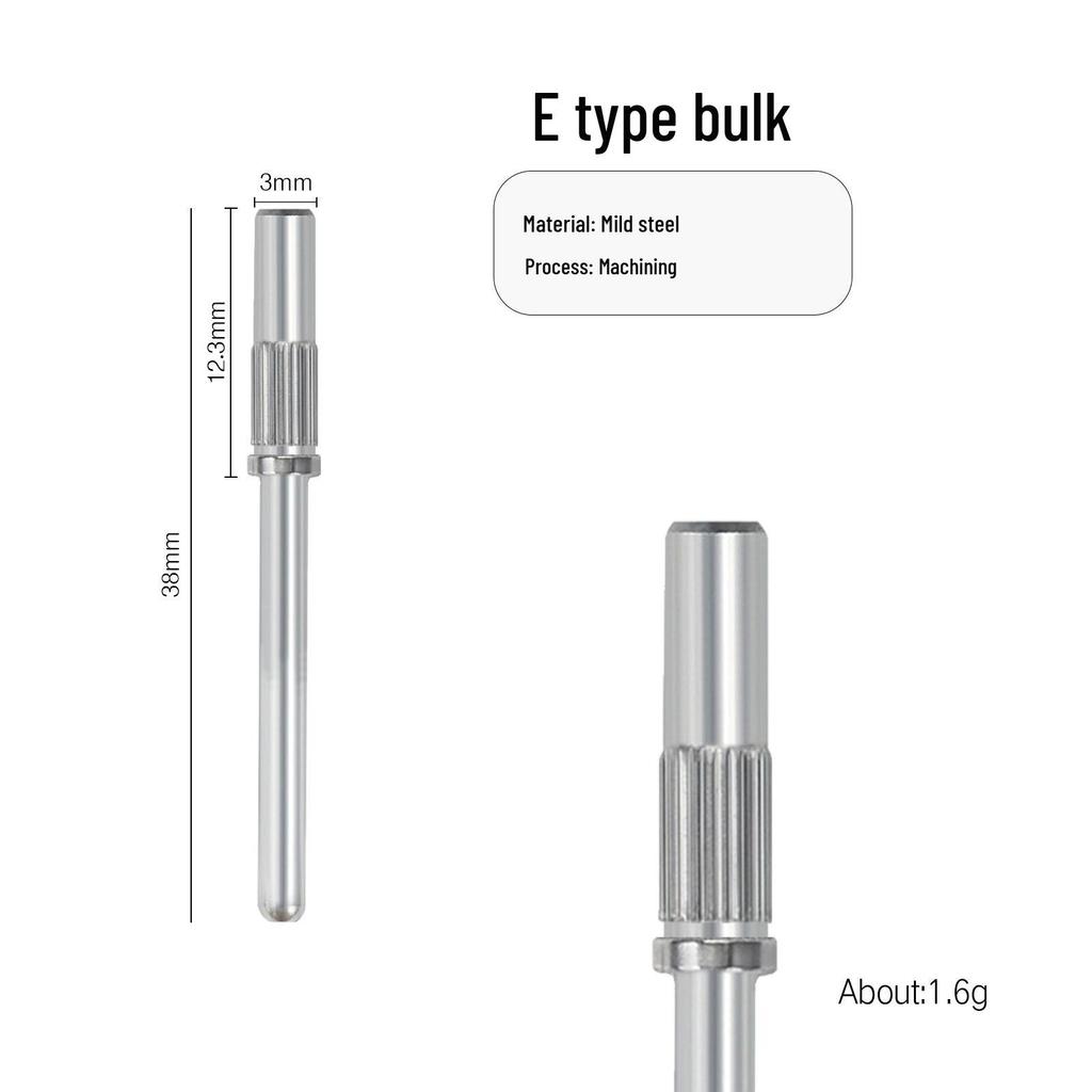 Premium Cross-Border Nail Sanding Band with 2.35mm Shaft - Gold & Silver Available