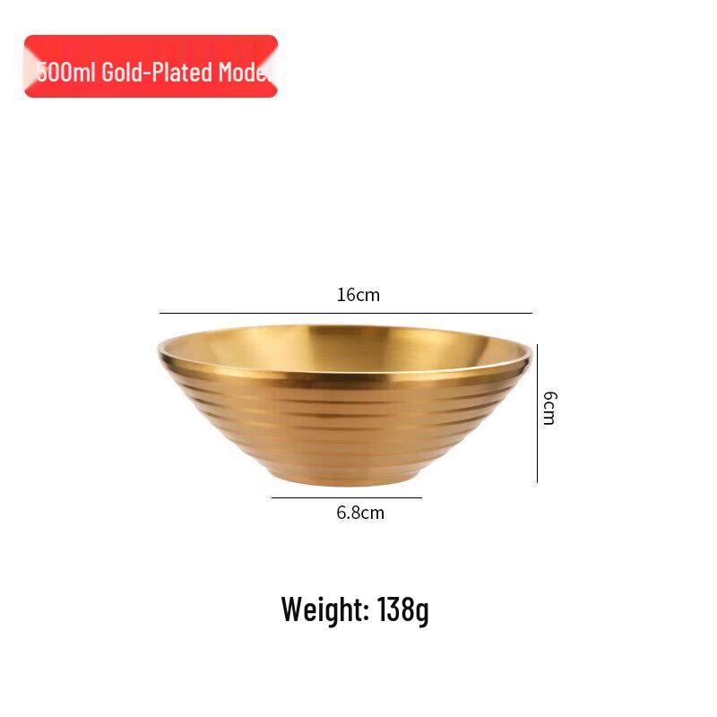 Qiwei Large 304 Stainless Steel Noodle Bowl
