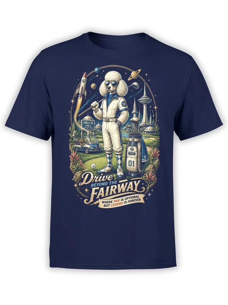 Space Fairway Poodle Tshirt Unisex S