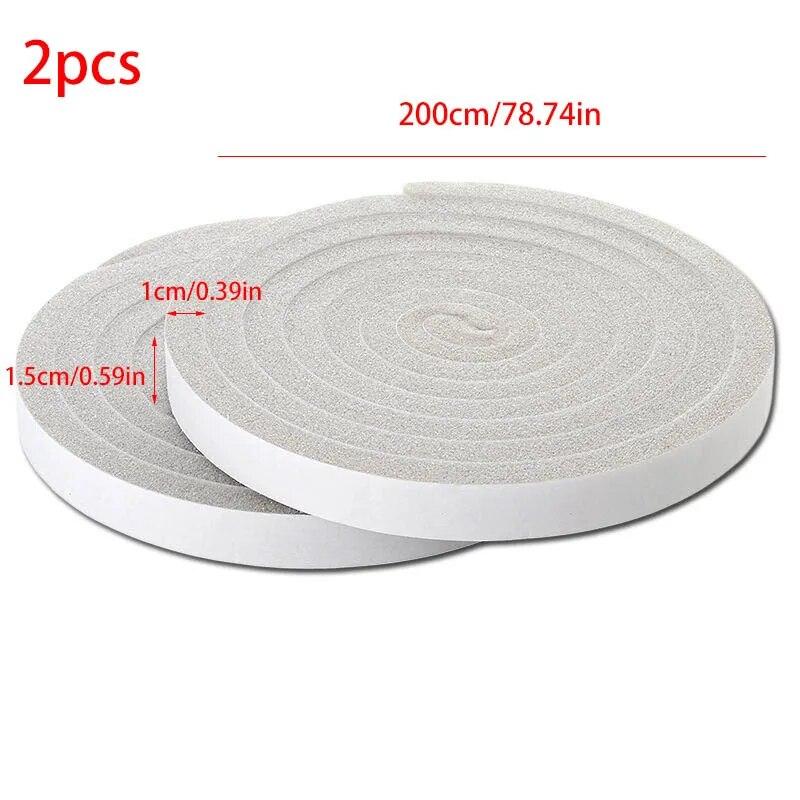 

Уплотнительные полосы из пеноматериала для окон Ветрозащитные звукоизоляционные уплотнительные полосы для дверей Пылезащитная самоклеящаяся лента Уплотнительная полоса для дверных швов 1.5cmX1cmX2m