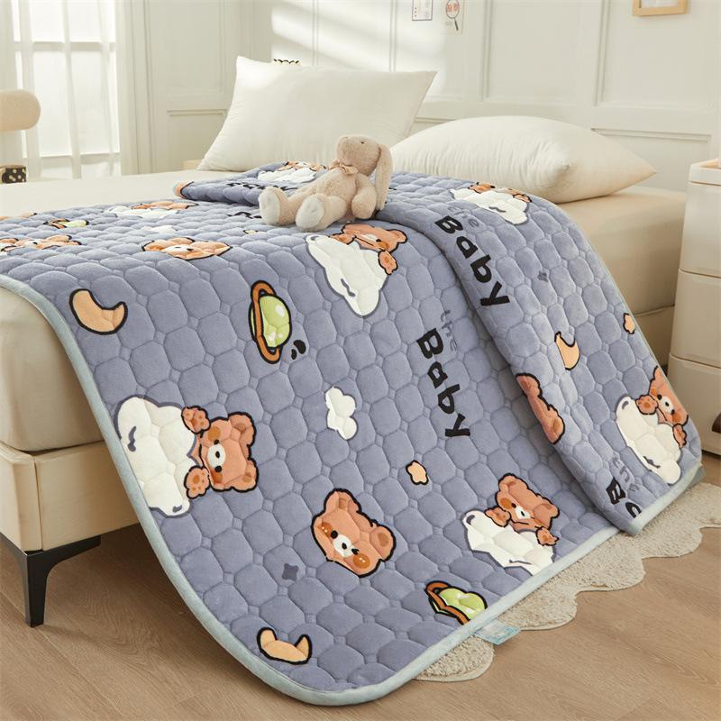 Novo colchão de veludo de leite farée velo dormitório estudante colchão acolchoado colchão macio anti-estático pilha almofada