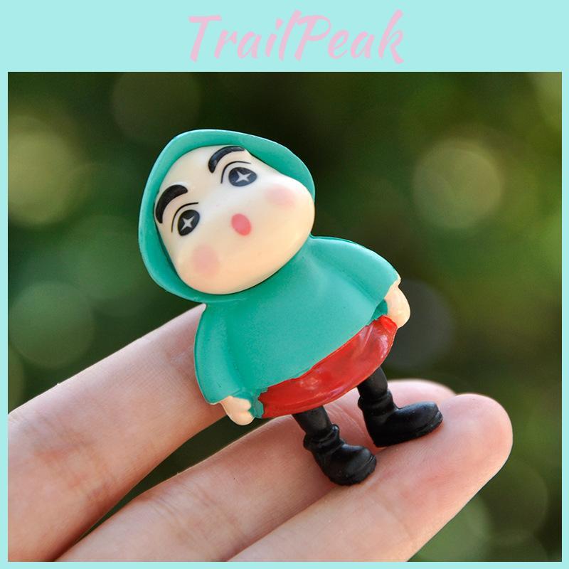 Raincoat Shinchan Pvc Mini Figure Blind Box Toy For Collectors And Gift Ideas Special Characters Included