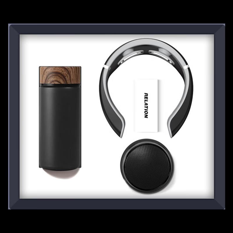 3-in-1 Smart Thermos, Massager, and Speaker Gift Set