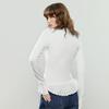 Women's Faux Cashmere Lace Spliced Thermal Long-Sleeve Top