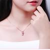 Sace Gems Kadın Kolye Kolye Bakır Alaşım Doğal Ebegümeci Kristal Catwoman Kolye Köprücük Kemiği Zinciri Moda Hediye