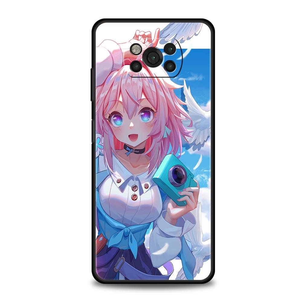 

Чехол для телефона Honkai Star Rail Genshin Impact для Xiaomi Poco X5 Pro X4 X3 NFC F5 Pro F4 F3 GT M5 M4 Pro 5G M3 C51 C50 Poco C55
