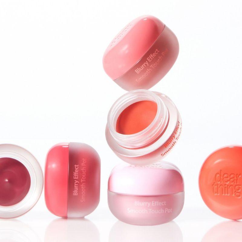 MILK TOUCH Dear Think Blurry Effect Smooth Touch Pot 5g – Soft Blur Color Balm | 5 Shades