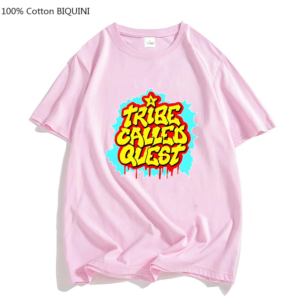 A TRIBE CALLED QUEST ATCQ T-shirts MEN Cool Fashion Anime Print Tshirts 100% Cotton T Shirts Four Seasons Casual Aesthetic Full