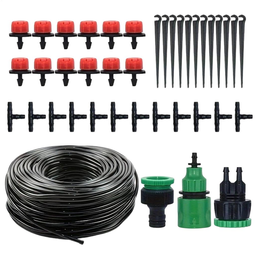 Drip Irrigation Kit Quick Connect Emitters Water Irrigation System For Garden For Home Blacony Patio Yard Lawn Greenhouse Potted