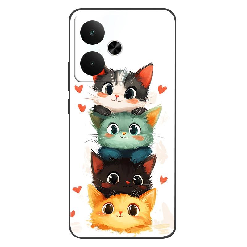 For Realme 14T Case Luxury Marble Painted Cover Silicone Case For Realme 14T RMX5078 Soft Bags Realme14T Bumper Shells Coque
