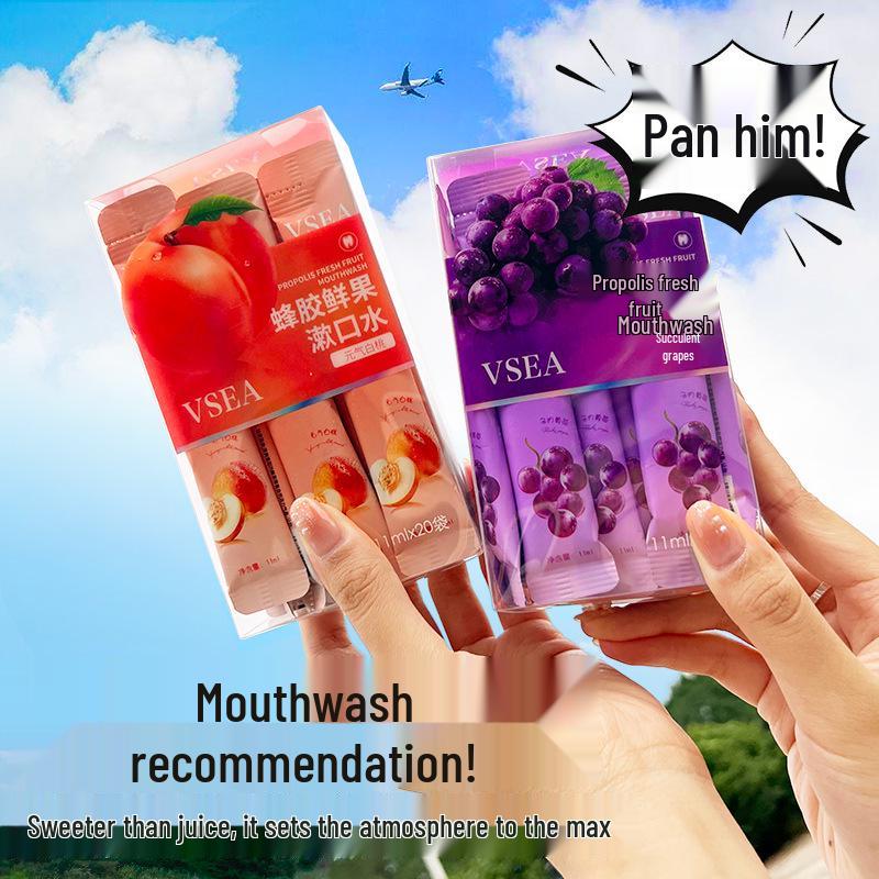 VSEA Mint Mouthwash: Freshens Breath, Whitens Teeth, Plaque Removal, Disposable. TikTok Favorite!