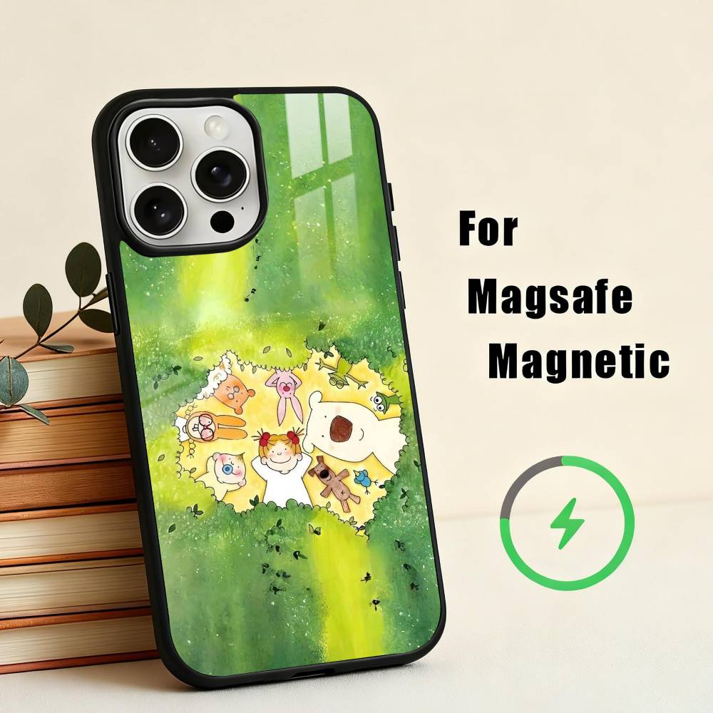 C-COCO-chanS Cute Cartoon Art Phone Case For iPhone17,16,15,14,13,12,11 Plus,Pro Max Magnetic For Magsafe Wireless Charging