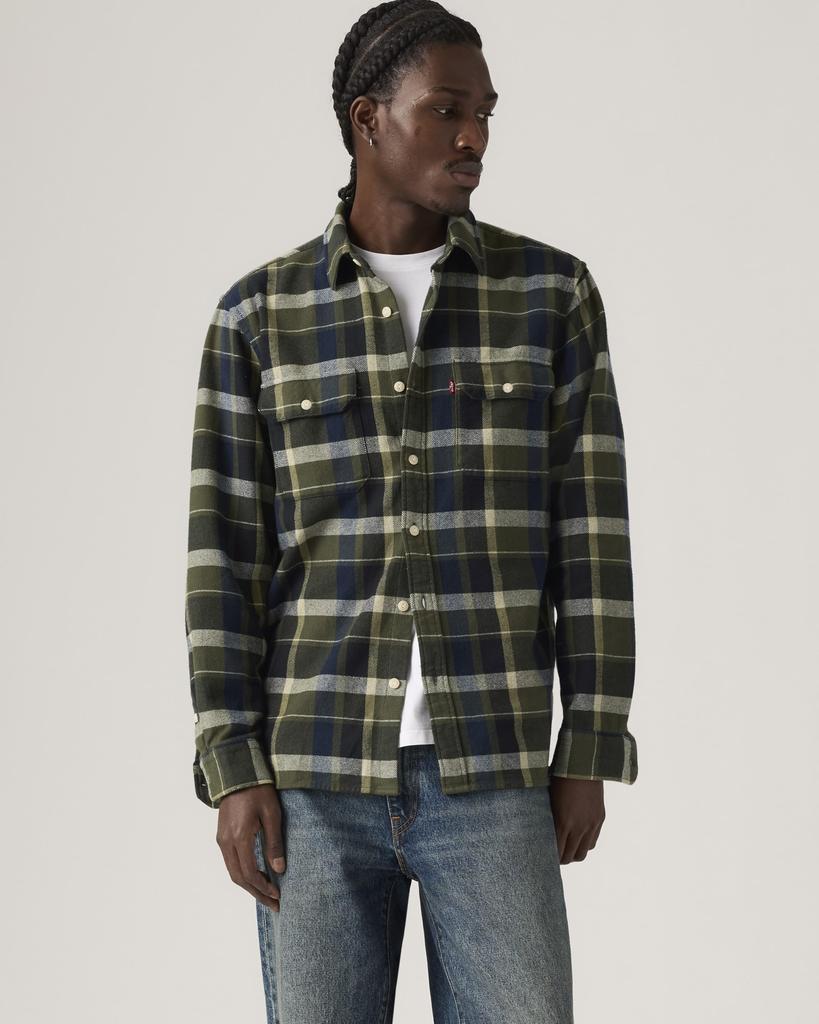 Levi's JACKSON WORKER Check Worker Shirt Long Sleeve Men's 19573-0288 S