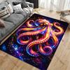 Vibrant Octopus Cosmic Underwater Scene Carpet Yoga Living Room Room Decor Children's Crawling Mat Doormat Area Rug