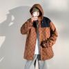 Men's Spring and Autumn Hooded Jacket, High-end Trendy Teen Ruffian Jacket