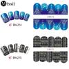 Mtssii 3D 12 Sheets/setWinter Snowflake Full Wraps Water Transfer Nail Art Sticker Manicure Decal