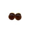 French Retro Irregular Geometric Temperament Stud Earrings Premium Retro Design Resin Commuter Earrings