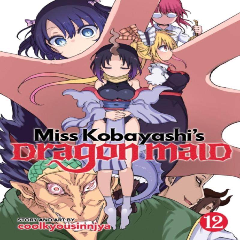 Miss Kobayashis Dragon Maid Vol. 12 by Coolkyousinnjya Paperback Book 9781638586074
