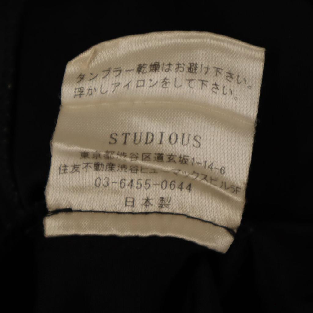 STUDIOUS Made In Japan No Sleeve Knee-length Dress O Black Women Used