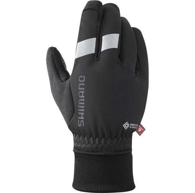 Велоперчатки Shimano Windstopper Primaloft (черный) S