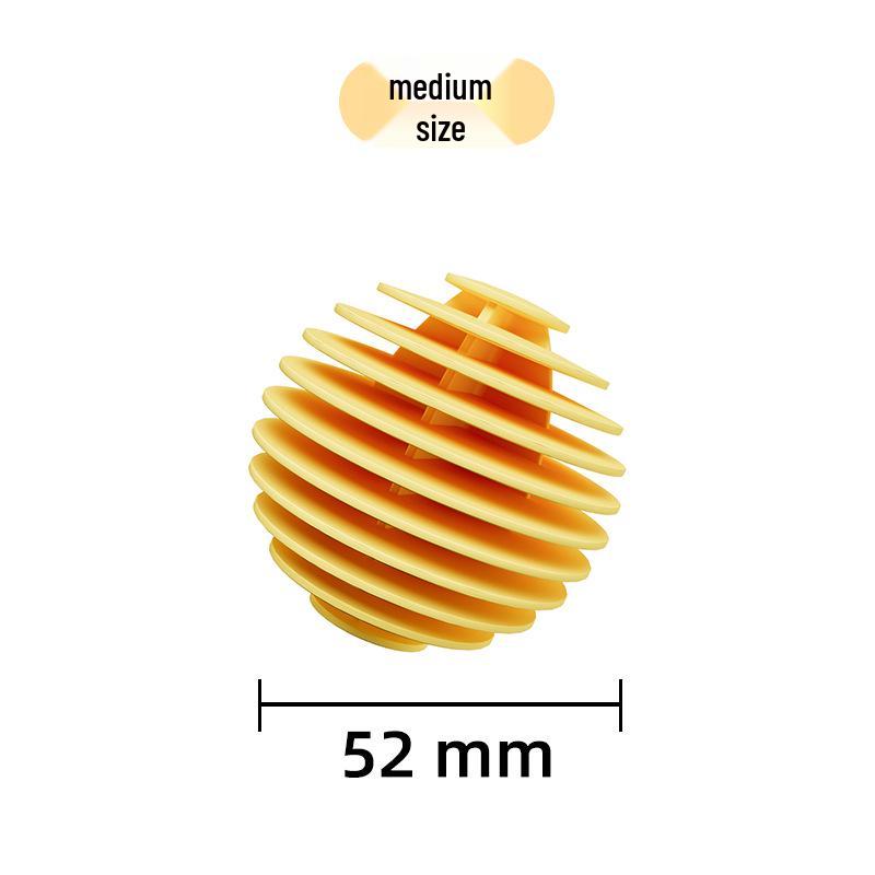 

Anti-Tangle Laundry Ball: Soft Rubber Clothes Stain Remover & Washing Machine Care Brush