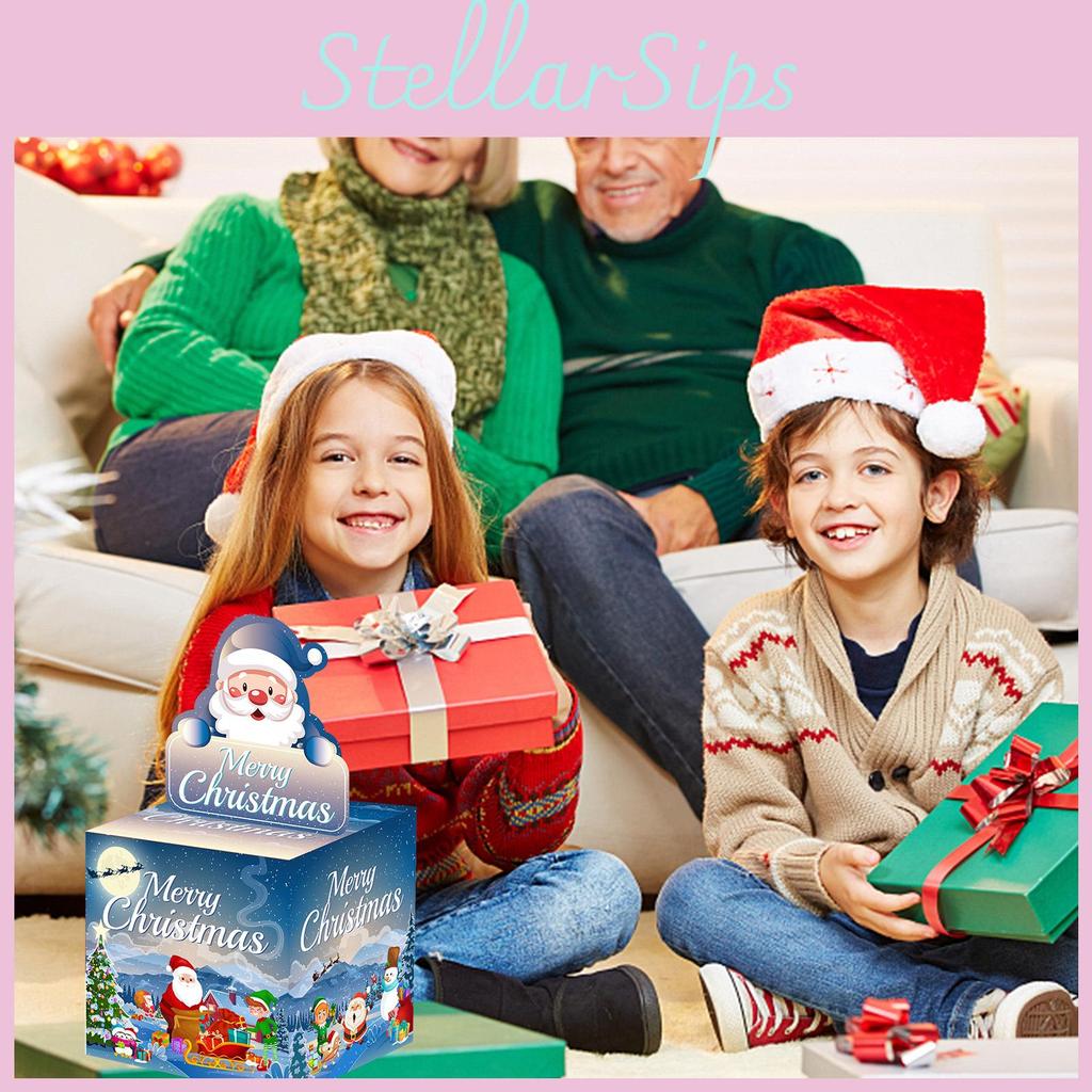 Weihnachten Claus Santa Party Requisiten Geschenkbox Mit Papiermaterial Dekor Veranstaltungen