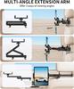 Tablet Holder for Car Headrest 3 in 1 Sturdy upgrade Extension Arm Adjustable iPad Car Mount for BackSeat