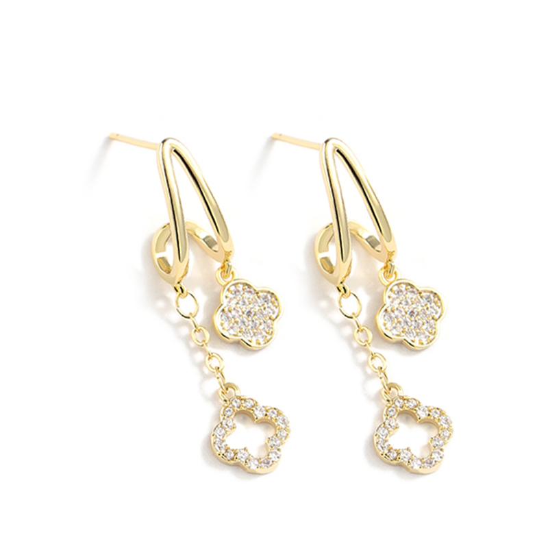 

Модные изысканные темпераментные цветочные серьги с кисточками и кристаллами для женщин, модные свадебные украшения, подарок