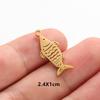 6pcs Fashion Animal Pendant Sea Turtle Tail Horse Stainless Steel Lobster Bird Charms for Jewelry Making Bulk Handmade Keychain