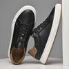 Fashion New Designs Men's Genuine Leather Casual Shoes Leisure Walk Male Skateboard Footwear Versatile Vulcanize Shoes Tenis Masculino