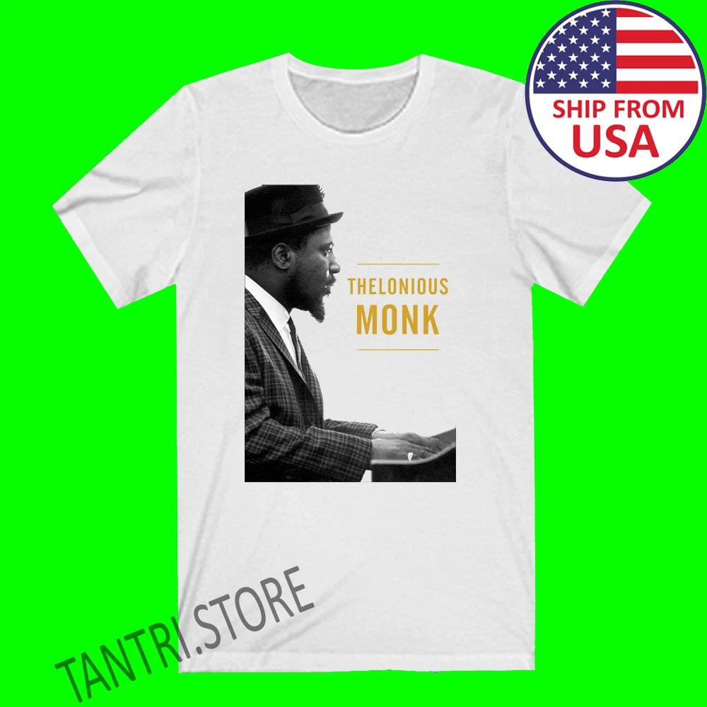 Thelonious Monk Men s White Size S to 3XL M